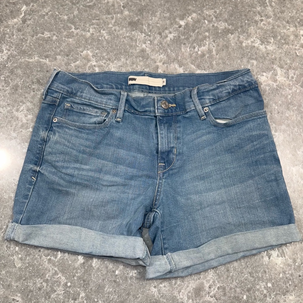 Denim Blue Women's Shorts Levi